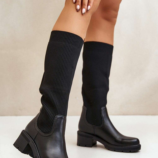Heel boots model 200114