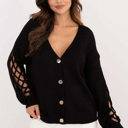 Beige Cardigan Model 200494 Women Casual Knitwear Everyday