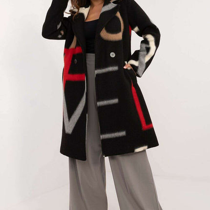 Women's Transitional Coat 200504 With Colorful Print