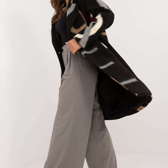 Women's Transitional Coat 200504 With Colorful Print