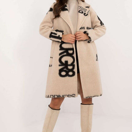 Women's Transitional Coat 200504 With Colorful Print