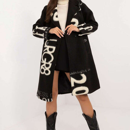 Women's Transitional Coat 200504 With Colorful Print