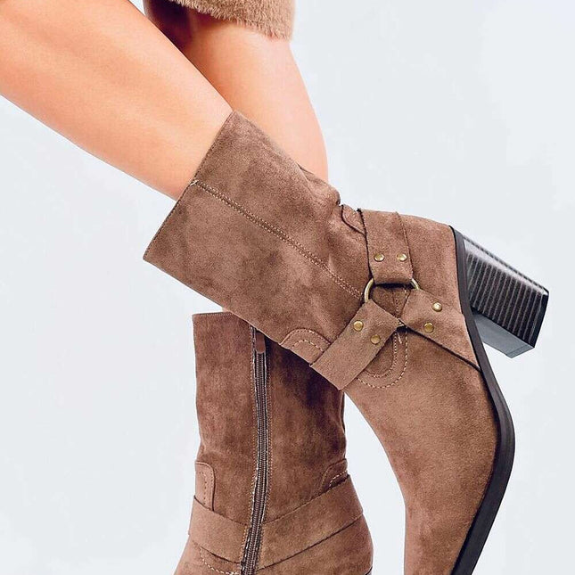 Heel boots model 200624