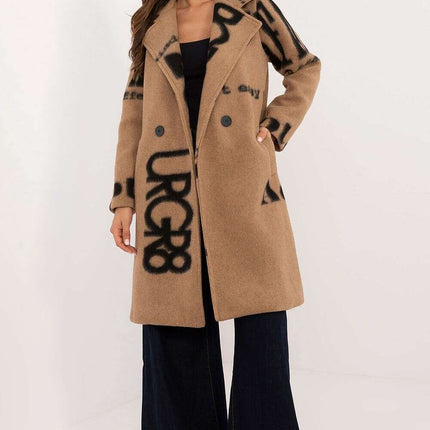 Women's Transitional Coat 200504 With Colorful Print