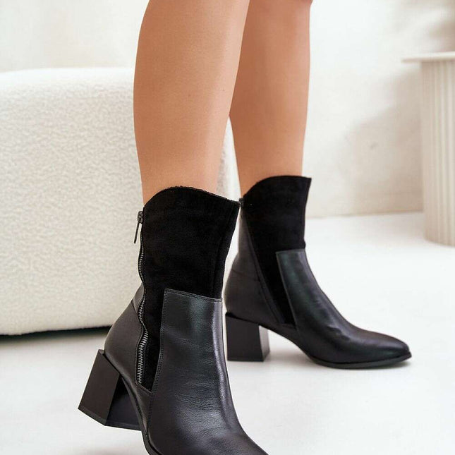 Heel boots model 201006
