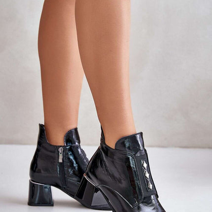 Heel boots model 201173