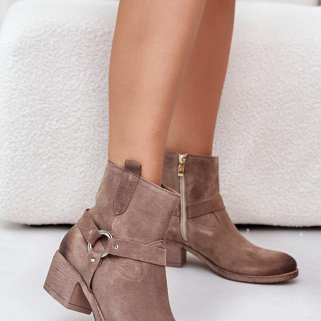Heel boots model 201176