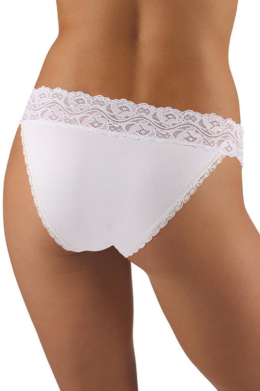 Italian Lace-Adorned Cotton Panties: Luxurious Style and Coziness
