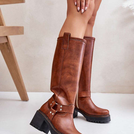 Heel boots model 201305