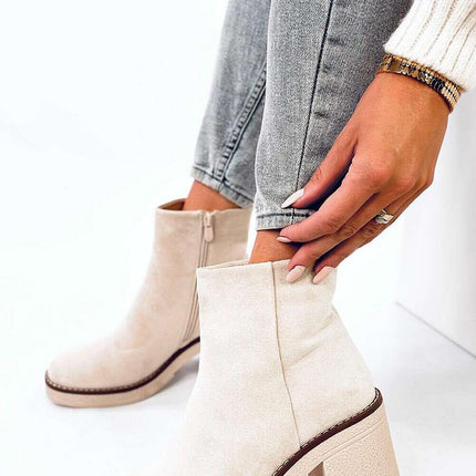 Heel boots model 201374