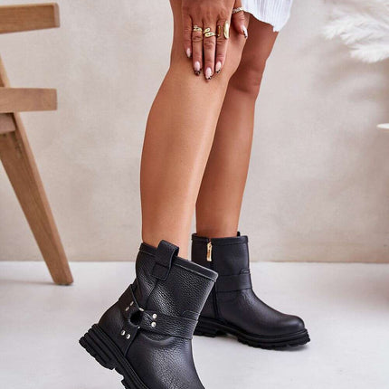 Heel boots model 201543