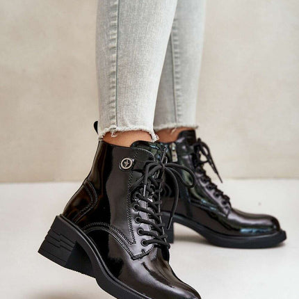 Heel boots model 201686