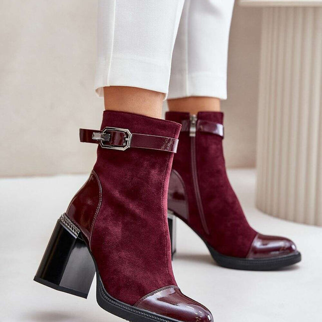 Heel boots model 201693