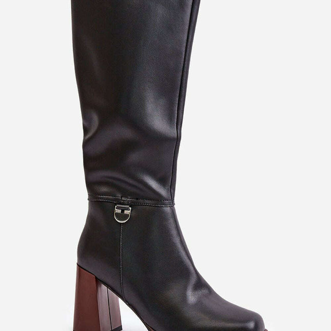 Heel boots model 201740