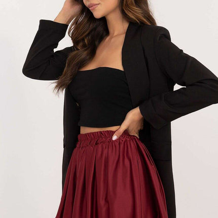 Beige Short Skirt Model 201776 Mini Bomber Style Chic