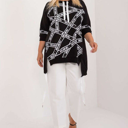 Plus size blouse model 201839