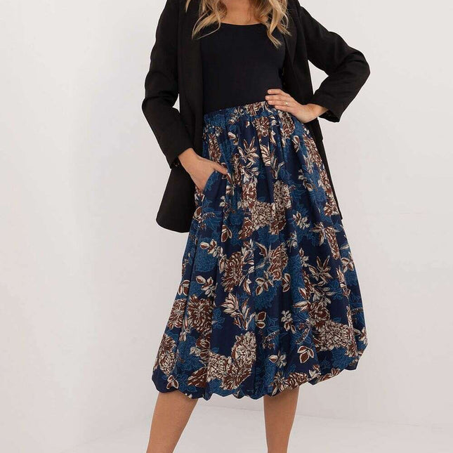 Blue Bomber Skirt 201847 Elastic Waistband Polyester