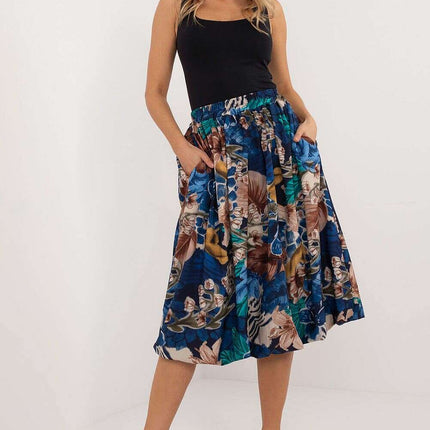 Blue Bomber Skirt 201847 Elastic Waistband Polyester