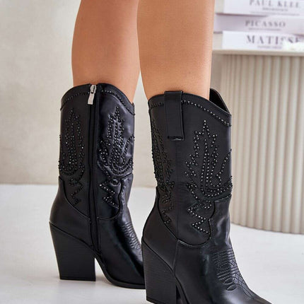 Heel boots model 202033