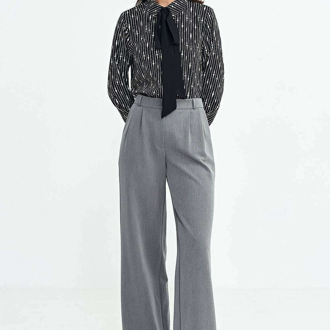 Long Sleeve Viscose Shirt Black Sash 202479 Matterhorn