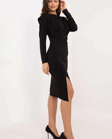 Cocktail Dress 202535 Violet Midi Pencil Silhouette