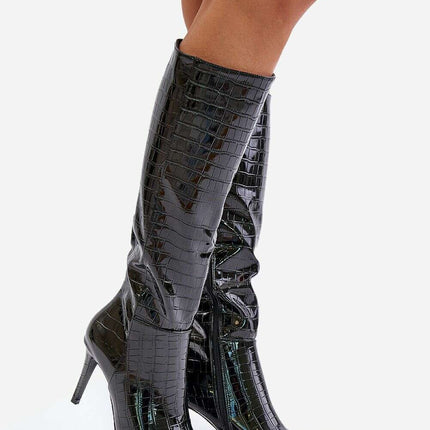 Heel boots model 202607