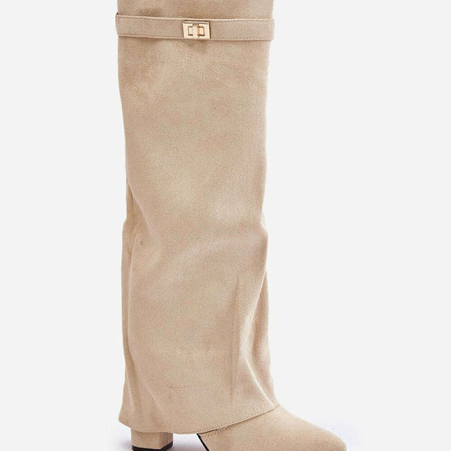 Heel boots model 202727