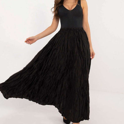 Blue Long Skirt Model 202768 for Everyday and Office Wear