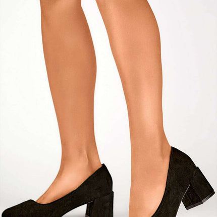 Block heel pumps model 203052