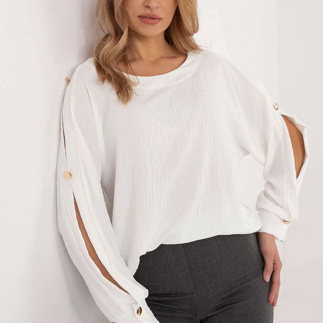 Elegant White Blouse 203339 For Work And Everyday Wear