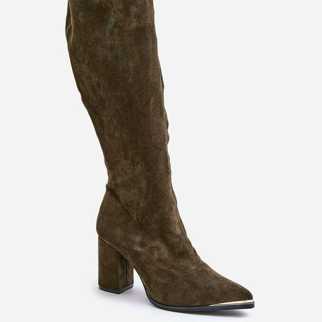 Heel boots model 203497