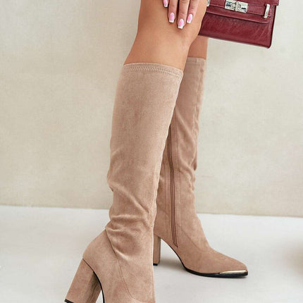 Heel boots model 203497