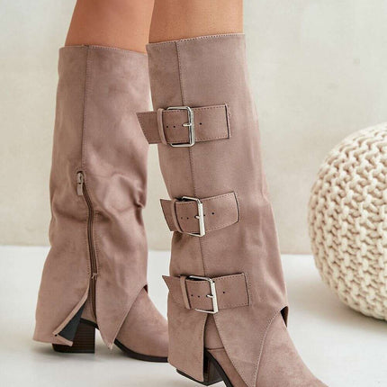 Heel boots model 203505