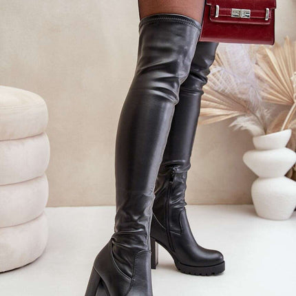 Heel boots model 203506