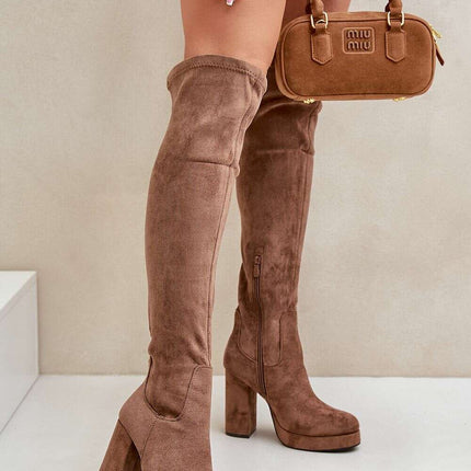 Heel boots model 203507