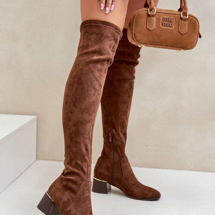 Heel boots model 203512