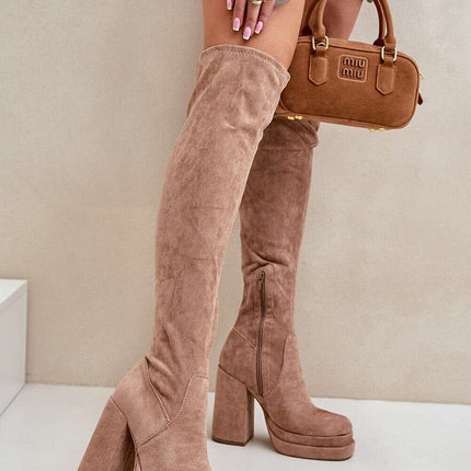 Heel boots model 203517