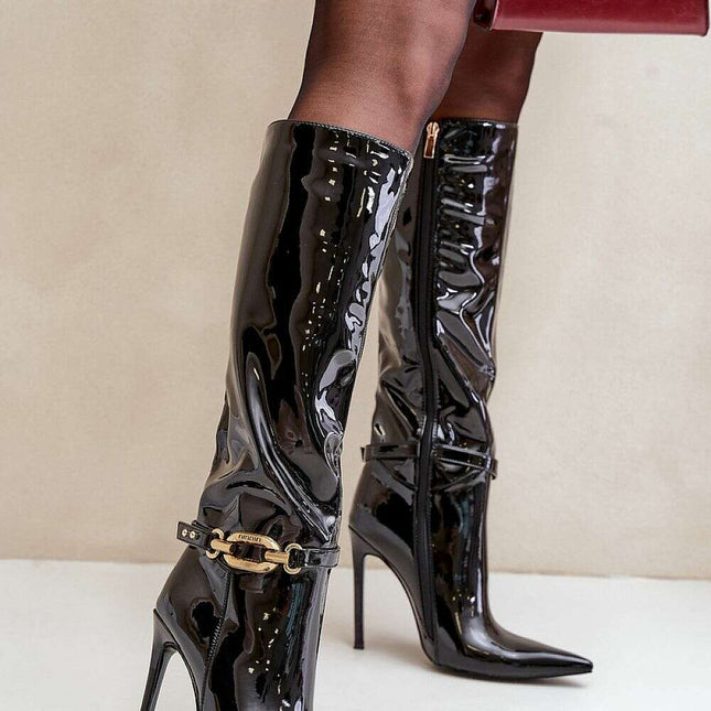 Heel boots model 203521