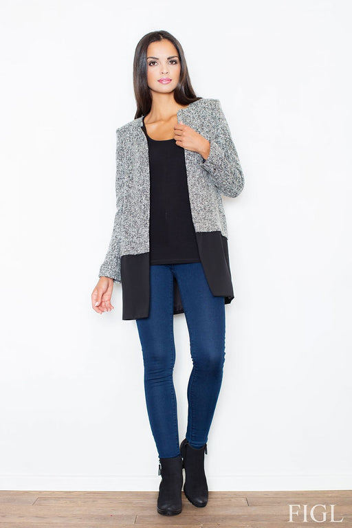Sophisticated Unbuttoned Jacket for Women - Timeless Elegance and Versatility