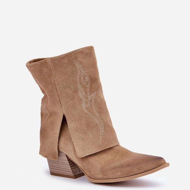 Heel boots model 203869