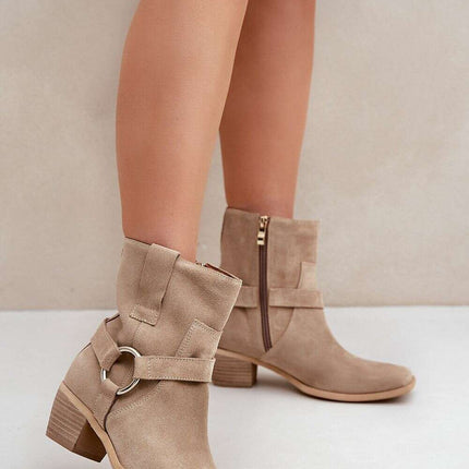 Heel boots model 203867