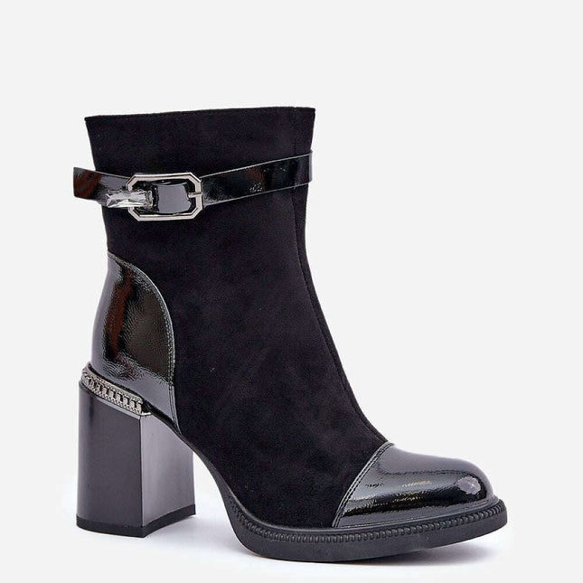 Heel boots model 203876