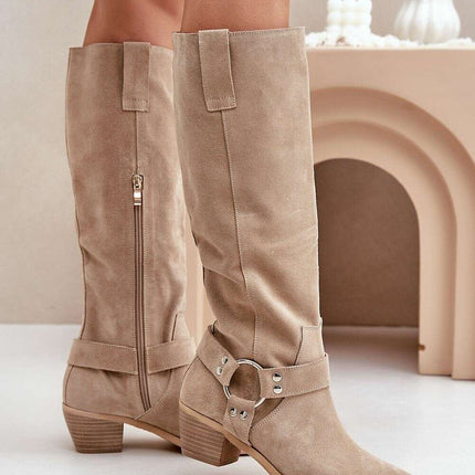 Heel boots model 203900