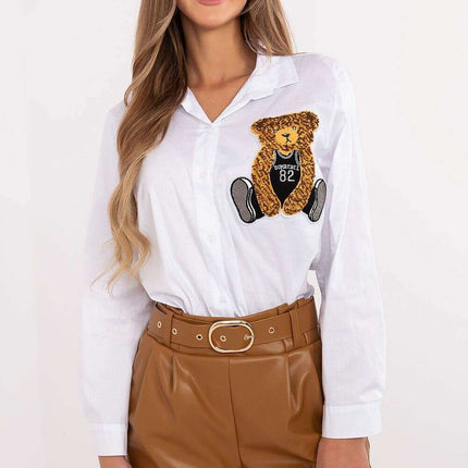 Long Sleeve Shirt Model 203935 Casual Womens Black Fit