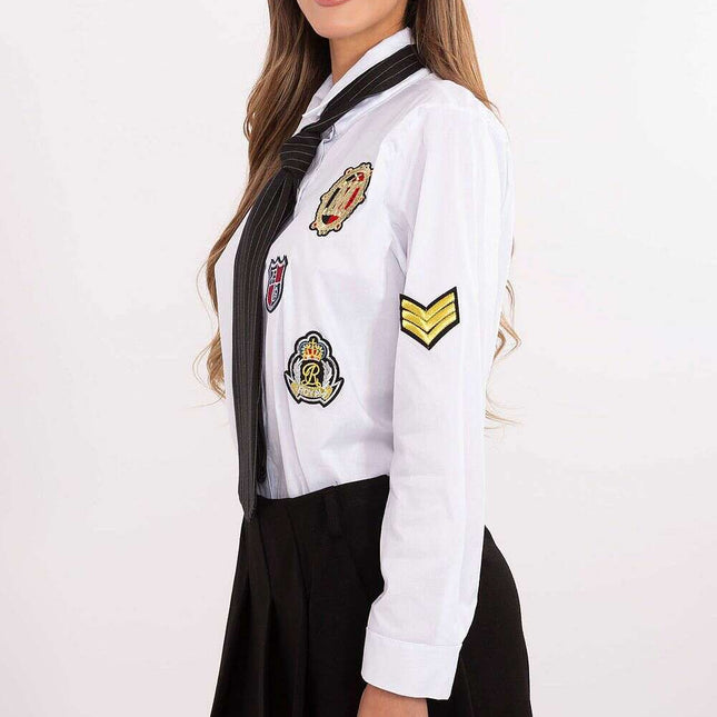 Ladies Long Sleeve Shirt Model 203948 Cotton Elastane Blend