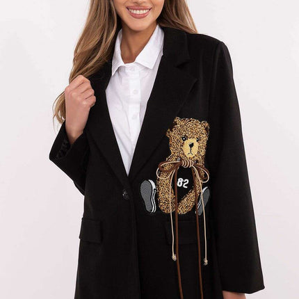 Jacket 204383 Womens Casual Workwear With Shoulder Pads