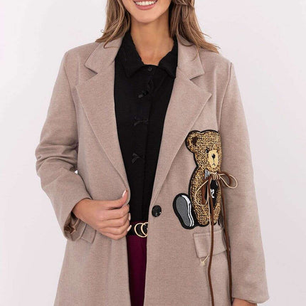 Jacket 204383 Womens Casual Workwear With Shoulder Pads