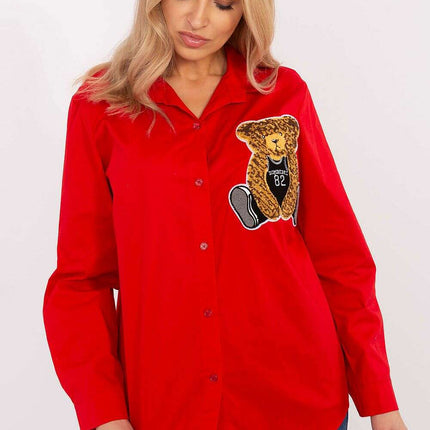 Long Sleeve Shirt Model 203935 Casual Womens Black Fit