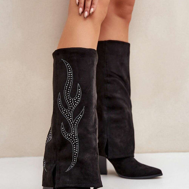 Heel boots model 204656