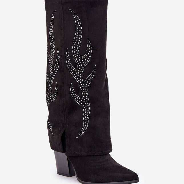 Heel boots model 204656